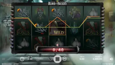 Casino Spiel Blood Suckers - Wild-Symbole